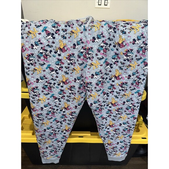 VERA BRADLEY DISNEY BANDED JOGGER PAJAMA PANTS:MICKEY MOUSE FAMILY FUN XL - Picture 1 of 7